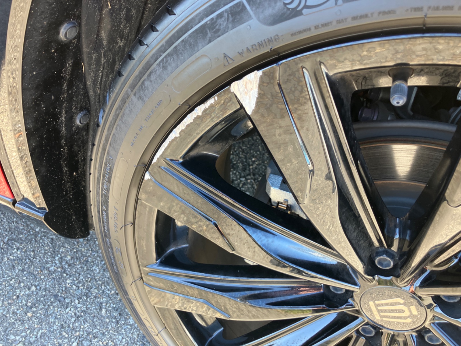 傷の画像です。拡大した画像です