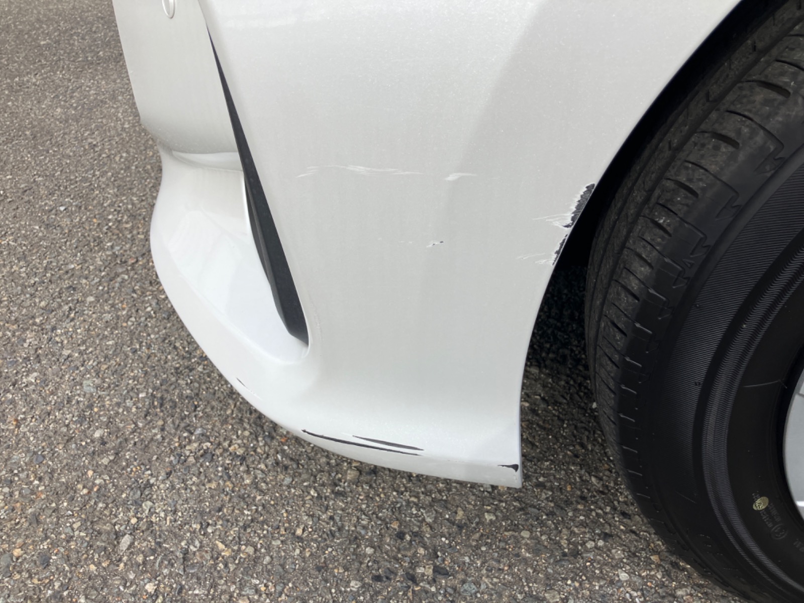 傷の画像です。拡大した画像です